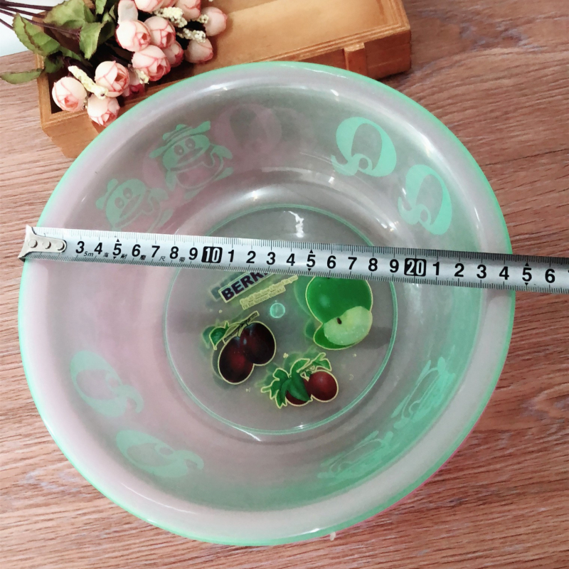 25 cm plastična posuda za lice, prozirna