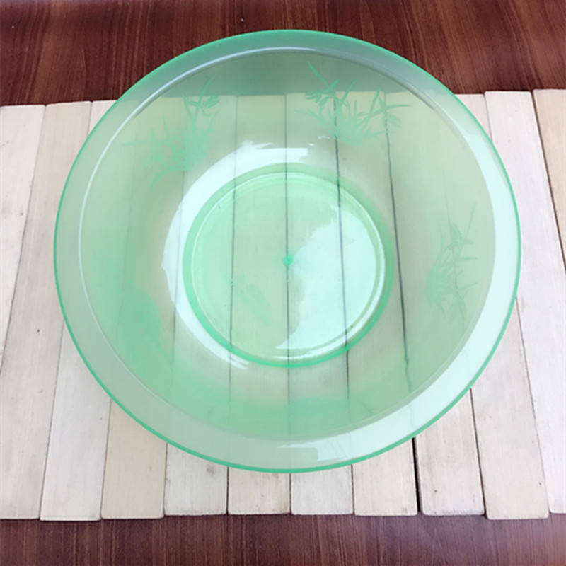 Prozirna plastična zdjela za miješanje salata, mala veličina do 27 cm, izdržljiva