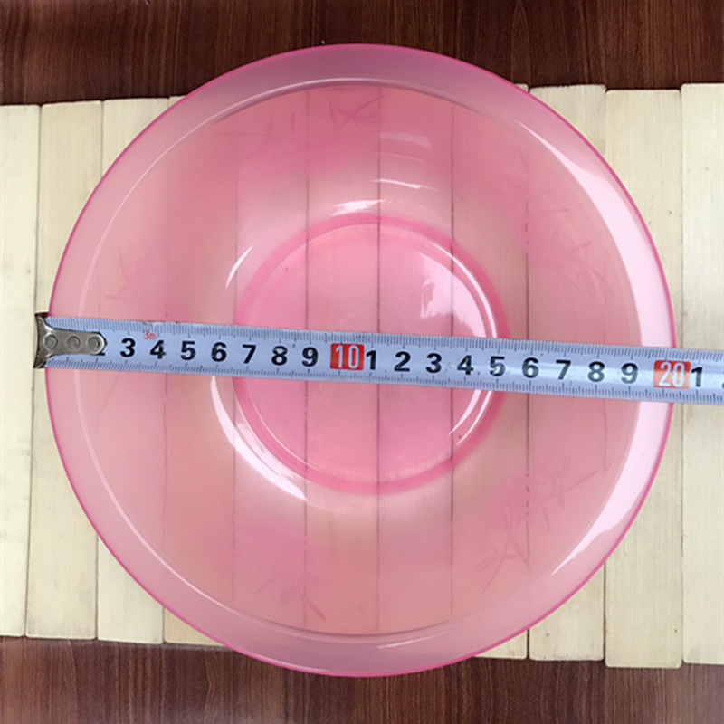 Prozirna plastična zdjela za miješanje salata, mala veličina do 27 cm, izdržljiva