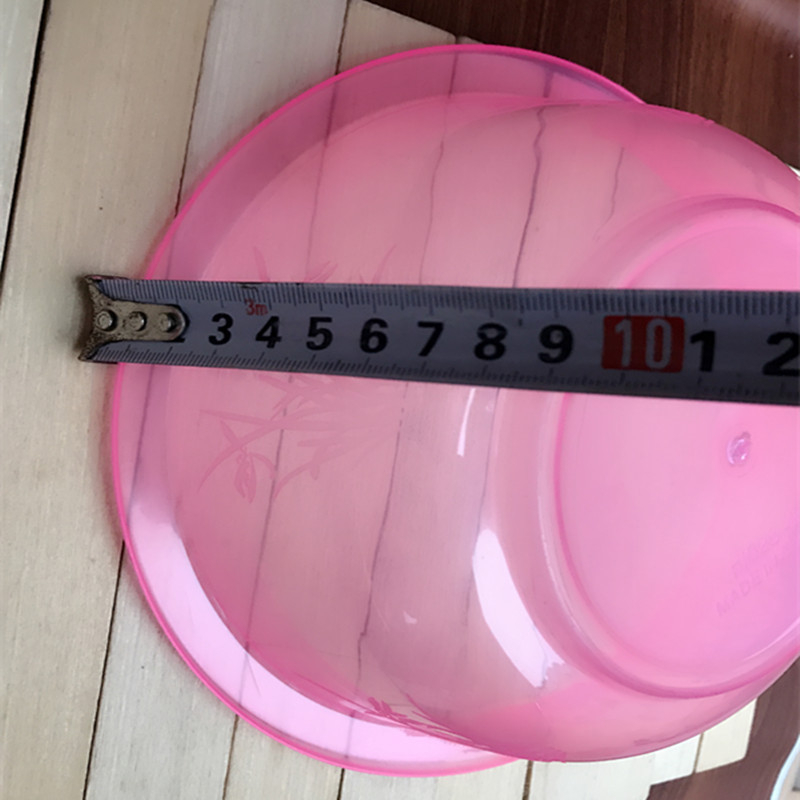 Prozirna plastična zdjela za miješanje salata, mala veličina do 27 cm, izdržljiva