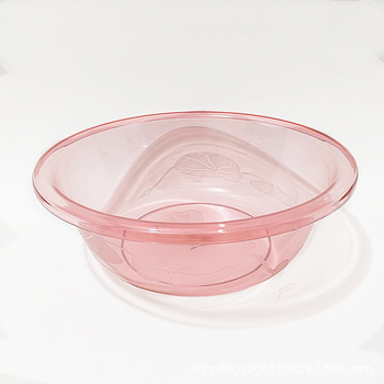 37 cm prozirna PET zdjela za pranje lica i povrća, kuhinja, debeli, kristalno-plastičan materijal