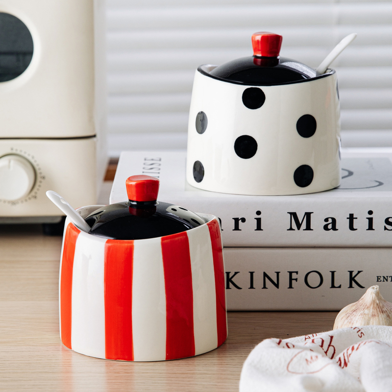 Keramički set posuda za ulje, sojin sos i ocat u Hepburn stilu za kuhinju