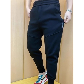 Muške slim-fit jogger hlače s flecom, zimske sportske hlače