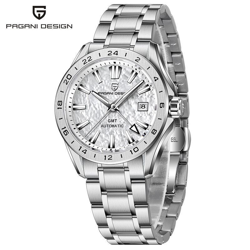 PAGANI DESIGN GMT ručni sat za muškarce s pustinskom teksturom PD-1792