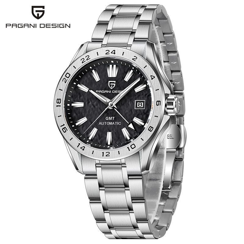 PAGANI DESIGN GMT ručni sat za muškarce s pustinskom teksturom PD-1792