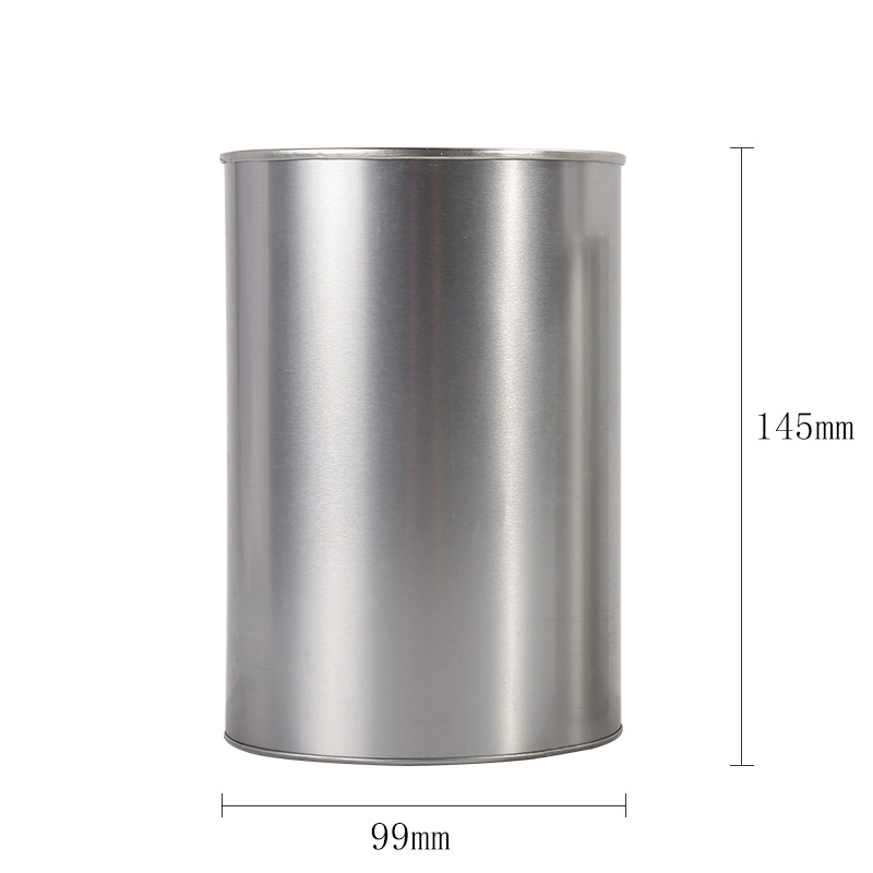 Lianxing jednobojna okrugla metalna posuda za čaj, 125 g, mogućnost prilagodbe