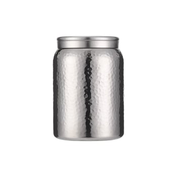 Kutija za čaj od čistog titana s udubljenim uzorkom, kapacitet 1800 ml, magnetski zatvarač, otporno na vlagu, luksuzna kutija za skladištenje Pu'er čaja sa suhim korom mandarine