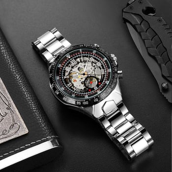 G055 Muški skeleton automatski mehanički sat, poslovni stil, 44 mm