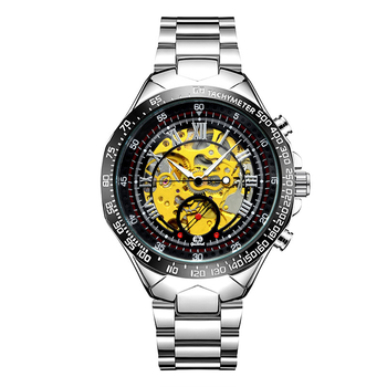 G055 Muški skeleton automatski mehanički sat, poslovni stil, 44 mm