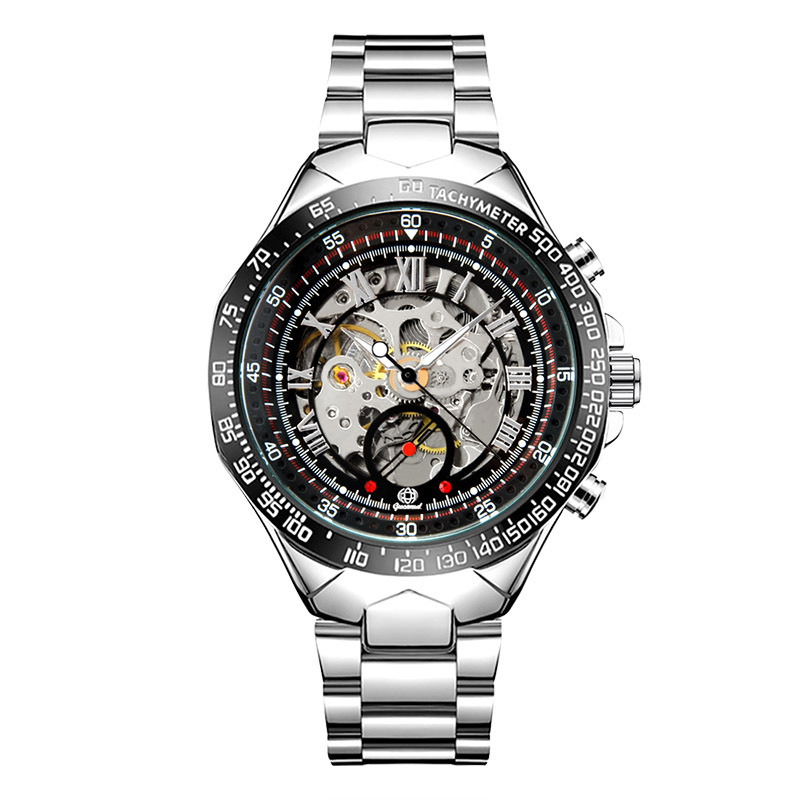 G055 Muški skeleton automatski mehanički sat, poslovni stil, 44 mm
