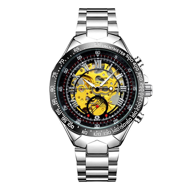 G055 Muški skeleton automatski mehanički sat, poslovni stil, 44 mm