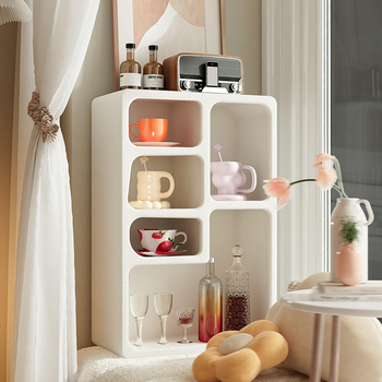 Stolni držač šalice otporan na prašinu, ormarić-stil kuhinje, zona kave i čaja, 3 etaže, višestruko skladištenje