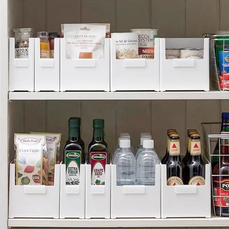 Japanski stil kutija za kuhinjski ormarić — plastični organizator od 2L za kozmetiku, maske i začine