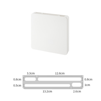 Držač noževa za kuhinjska vrata ormarića — zidni, bez bušenja, zaštita od prašine, skriveni držač noževa