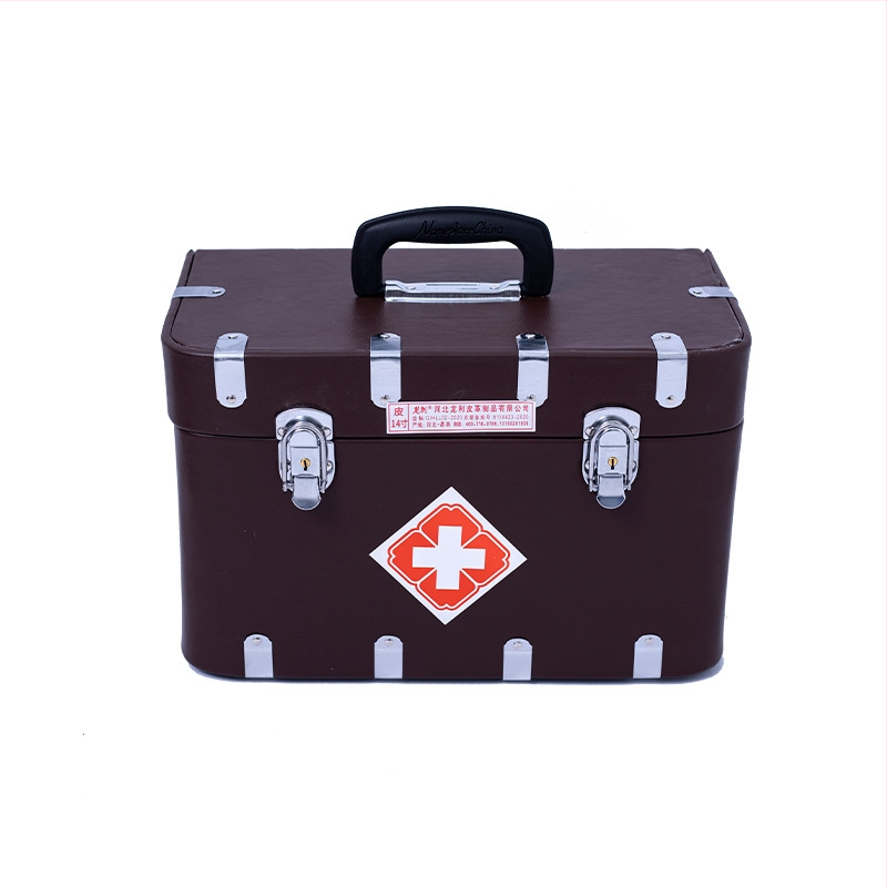 Kožna medicinska torba za kućnu upotrebu – prijenosni komplet tradicionalne kineske medicine, vintage medicinska torba