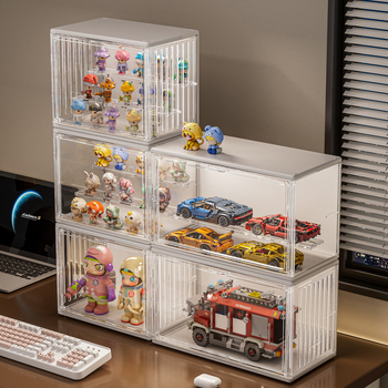What a Good Family Eksponat kutija za blind box s LED osvjetljenjem, otporna na prašinu, prozirna akrilna kutija za pohranu