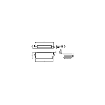 Essentra SR 5464 Snap-On door stopper za namještaj PP-stil
