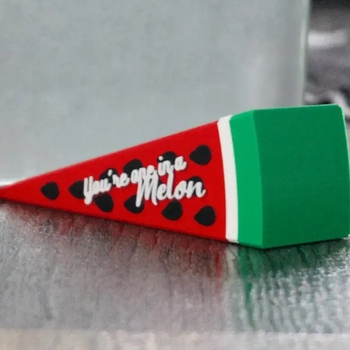 3D ispisan dekorativni držač vrata u obliku dinje, kawaii stil