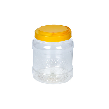 Prozirna PET boca za med, 1800 ml, sa poklopcem