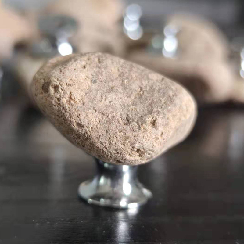 Bead Crystal Ručka za namještaj Pebble Stone