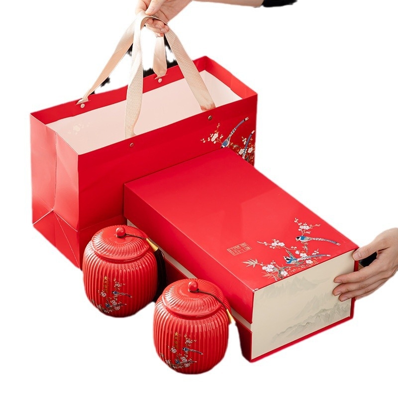 Premium keramičke kutije za čaj u poklon paketu (prazne kutije) – za zeleni, crni, Pu'er i bijeli čaj