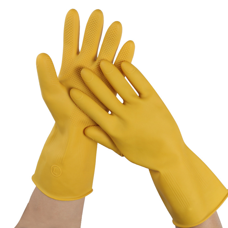 Prilagođene latex rukavice za kućne poslove, kuhinju i pranje posuđa, vodootporne, produžene, protuklizne, otporne na habanje, ojačane