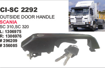 HEMENG ručica vrata Scania kamiona OE 1306975 L / 1306976 R