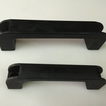 120 mm plastična ojačana ručka za vrata ormara i garderobe, push-pull, površinska montaža, u obliku luka, moderni minimalistički stil