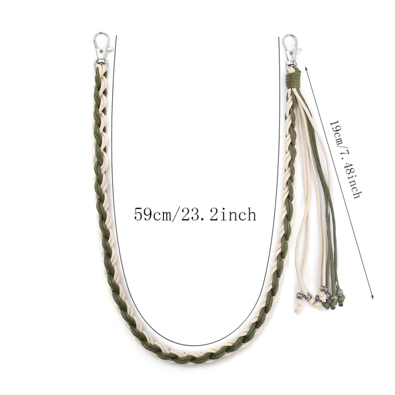 Metalni lanac za pojas za traperice – unisex dodatak u punk stilu, duljina do 60 cm, širina 4 cm i više