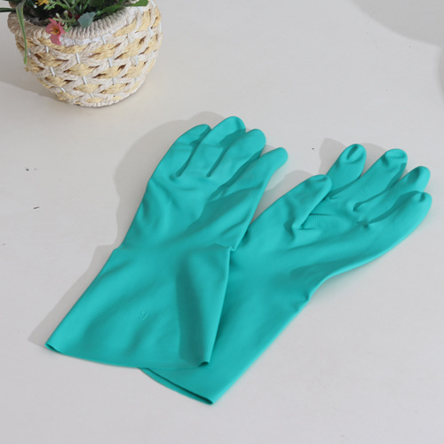 Nitrilne rukavice, otporne na probijanje, otporne na habanje i ulja, bez lateksa, otporne na kidanje, novi materijal, 70 g, jednobojne, duljina 32–33 cm