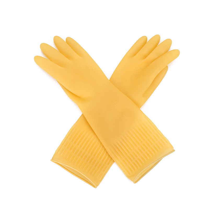 Eternity 111222 Latex rukavice za kućanstvo, 38 cm, produžene, otporne na kidanje, crveno/bež