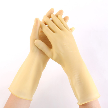 668 Debeli latex rukavici za kućanske poslove, pranje rublja, pranje posuđa, kuhinja, vodootporne