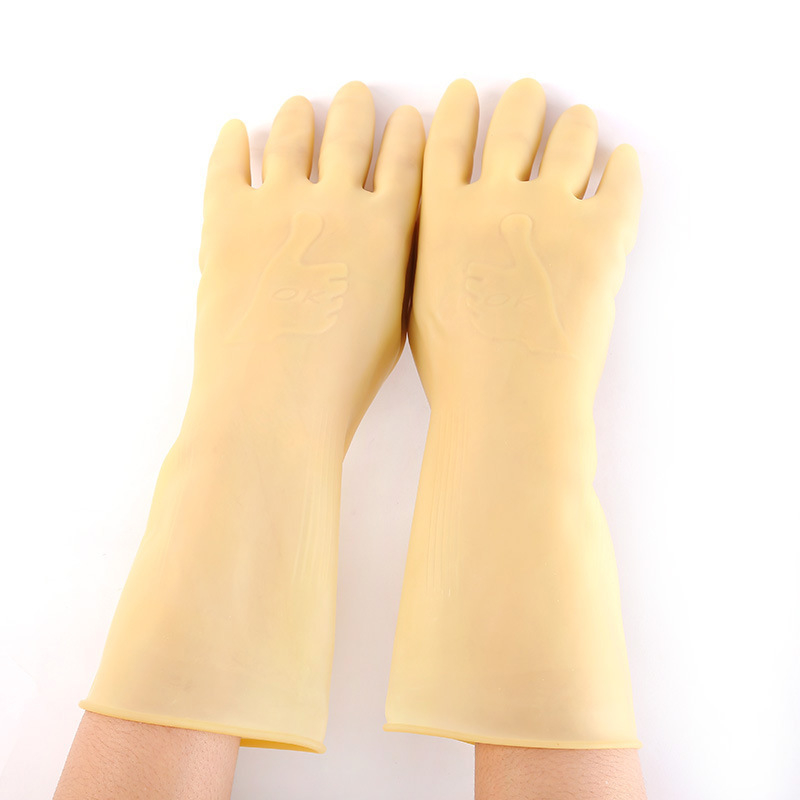 668 Debeli latex rukavici za kućanske poslove, pranje rublja, pranje posuđa, kuhinja, vodootporne