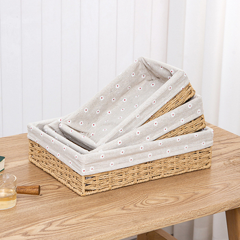 Pleteni košarica za pohranu za stolnu organizaciju: za ključeve, daljinske upravljače, kozmetiku i sitne predmete, za ladice, ulaz i garderobu.