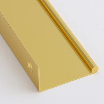 Prilagođeni produženi bočno montirani skriveni držač za vrata garderobe, oksidirano zlatno završetak, moderni minimalistički dizajn, hardver od aluminijskog legura