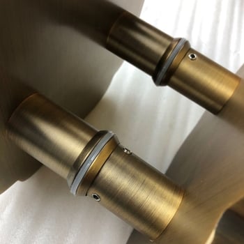 Drška vrata u stilu novog kineskog, gravirana mesingana ručica za vrata od aluminijske legure i stakla – velika luksuzna ručica