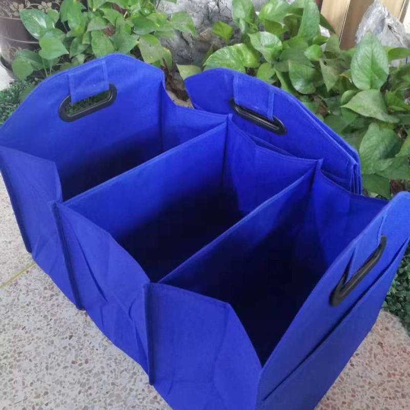 Sklopiva kutija za skladištenje u autu od netkanog materijala, velika zapremina 45 L