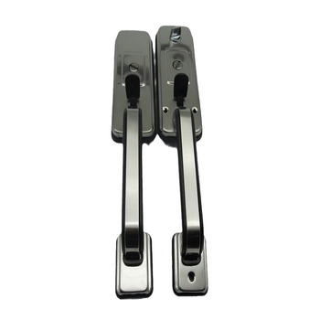 Vintage ručica za vrata s push-lock mehanizmom od nehrđajućeg čelika, luksuzna palac ručica od aluminijske legure, veliki mehanizam zaključavanja