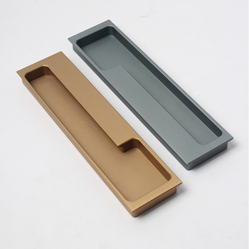 Skrivena ugrađena ručka za staklena vrata ormara i ladice