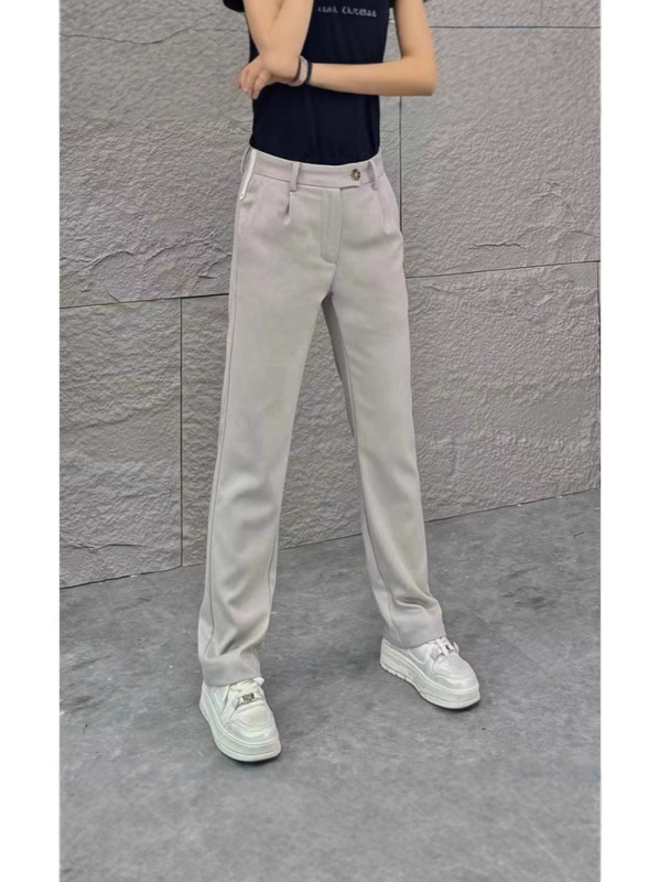 Muške široke hlače s draperijom, casual stil, jednobojne, visokim strukom, diskretan luksuz