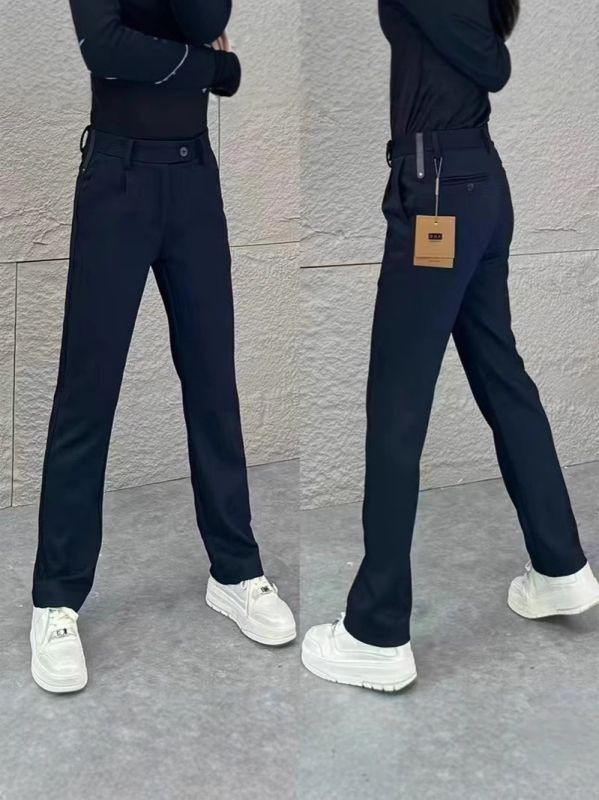 Muške široke hlače s draperijom, casual stil, jednobojne, visokim strukom, diskretan luksuz