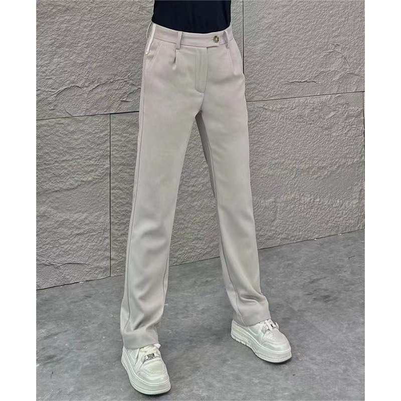 Muške široke hlače s draperijom, casual stil, jednobojne, visokim strukom, diskretan luksuz