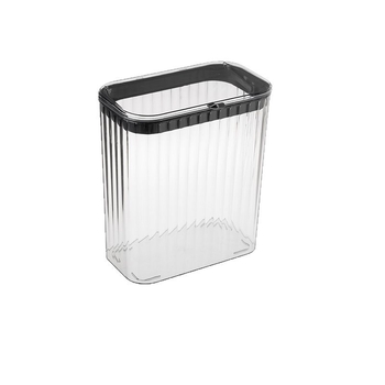 Zidni kanta za otpad s kliznim poklopom, plastična, kvadratnog oblika, 7 L; za kućanstvo: spavaća soba, dnevni boravak, kuhinja, kupaonica; pogodna za prljavu odjeću