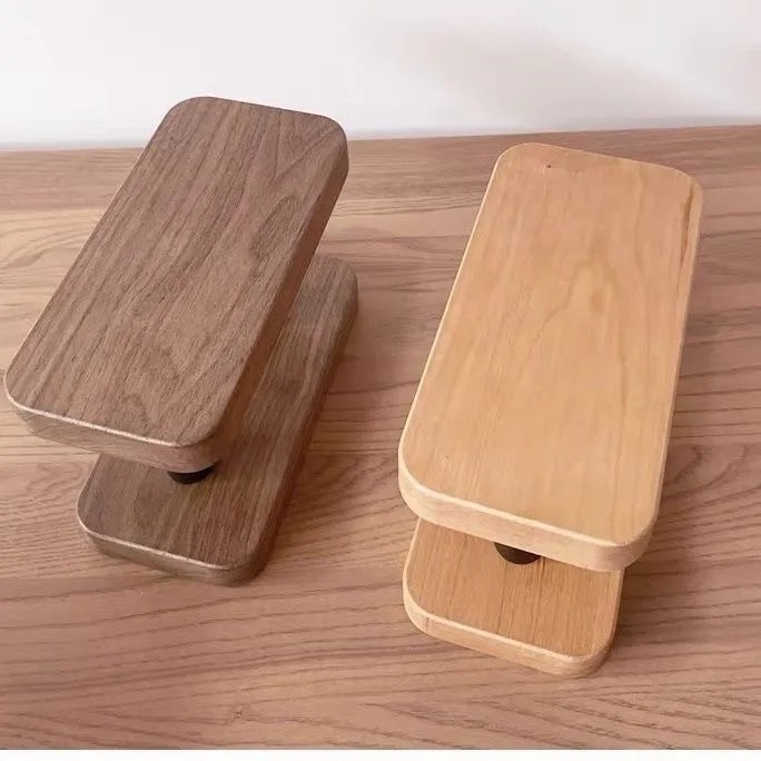 Drška za staklena vrata od masivnog drveta: trešnjevo drvo i crni orah, velika kvadratna ručka, moderni kineski stil za hotele i gostinjske objekte, klizna vrata