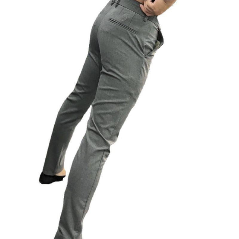 Premium muške poslovne hlače, lagane ljetne, uski kroj, udobne za nošenje, minimalistički korejski stil