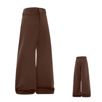 Muške hlače s plisama i draperijom, vintage stil, široke nogavice, casual