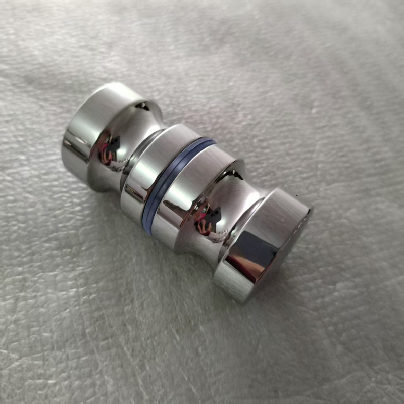 Kvaka za vrata od aluminijske legure, čvrsta ručka s jednim otvorom za staklena tuš vrata, model B1000, Chengxin