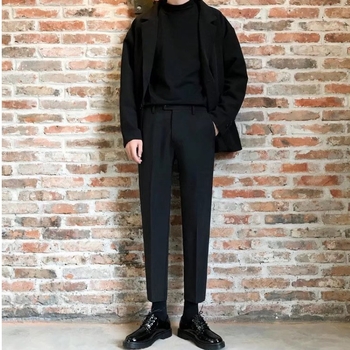 Muške hlače uskog kroja, kratke dužine, plus veličina, ravni kroj, poslovno- casual stil s draperiranim učinkom