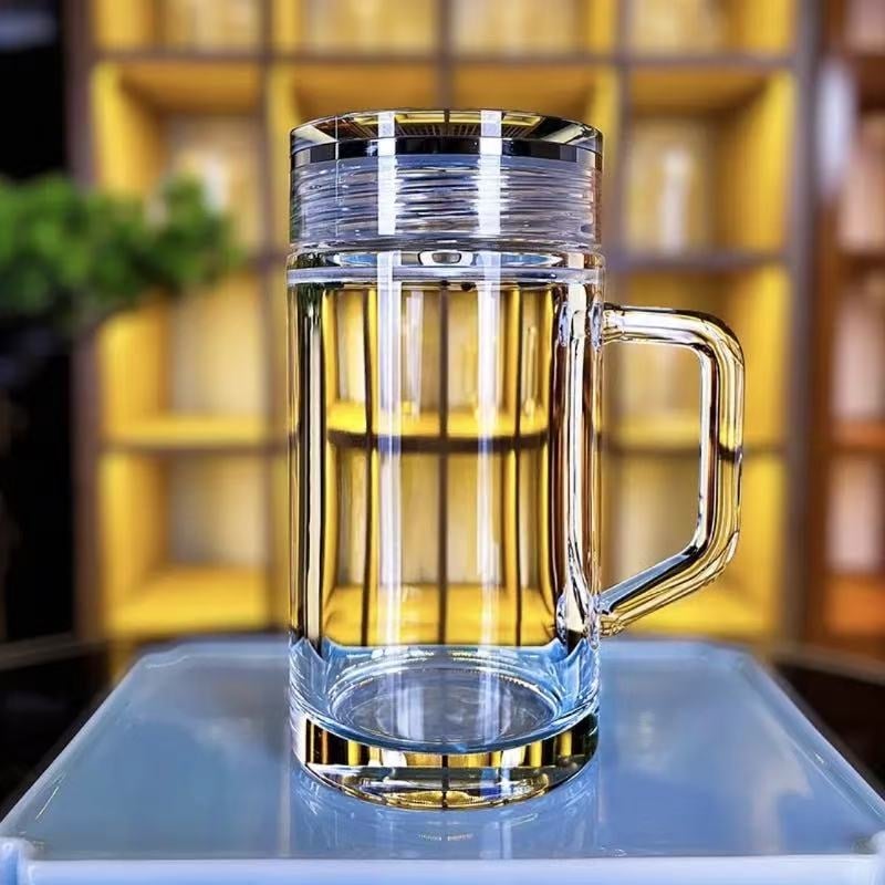 Čaša od prirodnog kristala minerala, 380 ml, za muškarce, s prilagođenim logotipom