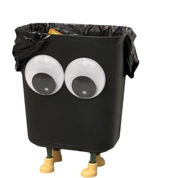 Slatka karikatura kanta za smeće velikog kapaciteta 12 L za kućnu upotrebu — elegantna u kuhinji, kupaonici i spavaćoj sobi, DIY poklon